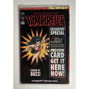 Vampirella #8 (1994) Mint Unopened Bag With Trading Card Very Rare Hot Christmas